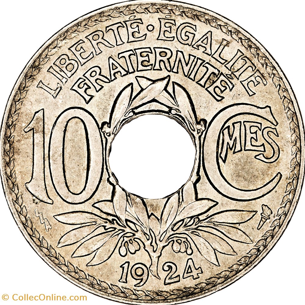 10 centimes Lindauer, IIIe République, 1924, Poissy monnaies monde france 10 centimes lindauer iiie republique 1924 poissy