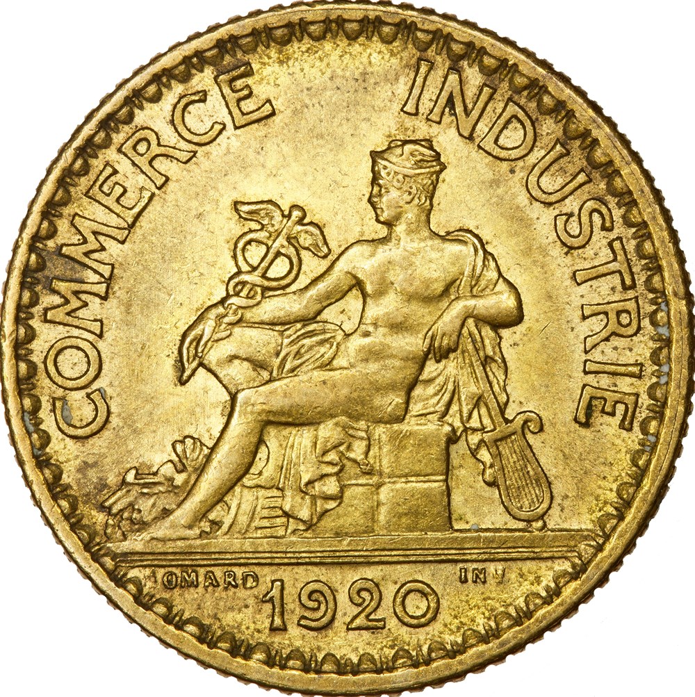monnaies monde france 1 franc chambres de commerce iiie republique 1920