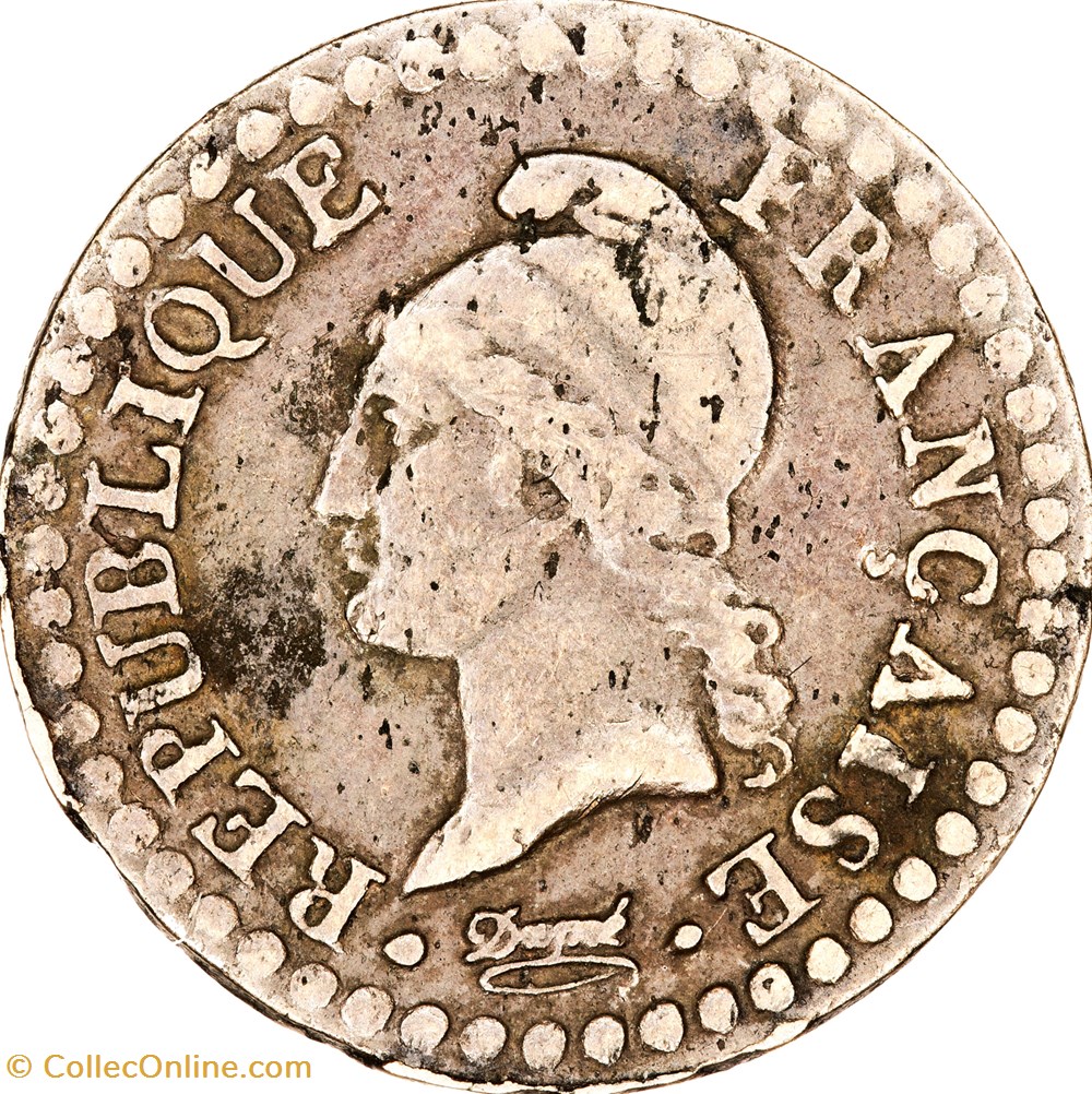 Un centime Dupré, le Directoire, an 6, 6 petit, 53 / 36 perles, Paris monnaies monde france un centime dupre le directoire an 6 6 petit 53 36 perles paris
