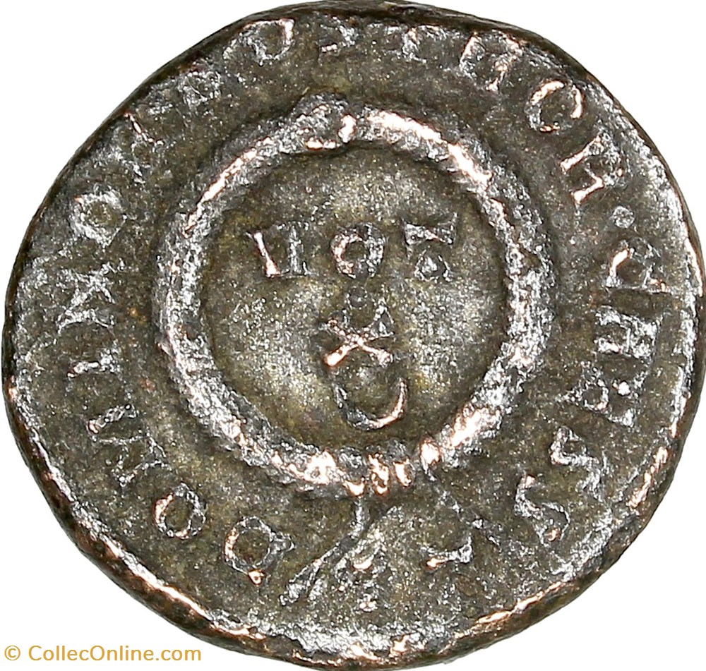 Centenionalis de Constantin II césar, Vot X, 322-325, Ticinum monnaies antiques romaines imperiales et republicaines centenionalis de constantin ii cesar vot x 322 325 ticinum