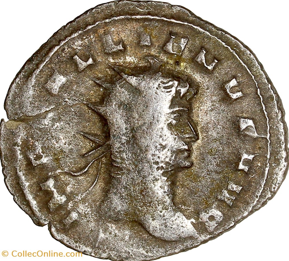 monnaies antiques romaines imperiales et republicaines antoninien de gallien fortuna 266 267 milan