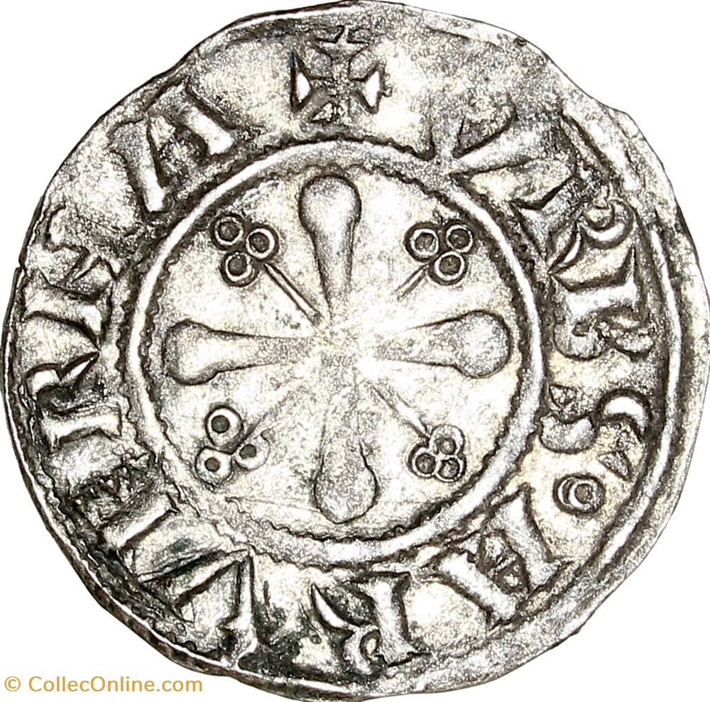 Denier anonyme, Evêché de Clermont, c. 1100-1150, Clermont monnaies europe medievale france feodales denier anonyme eveche de clermont c 1100 1150 clermont