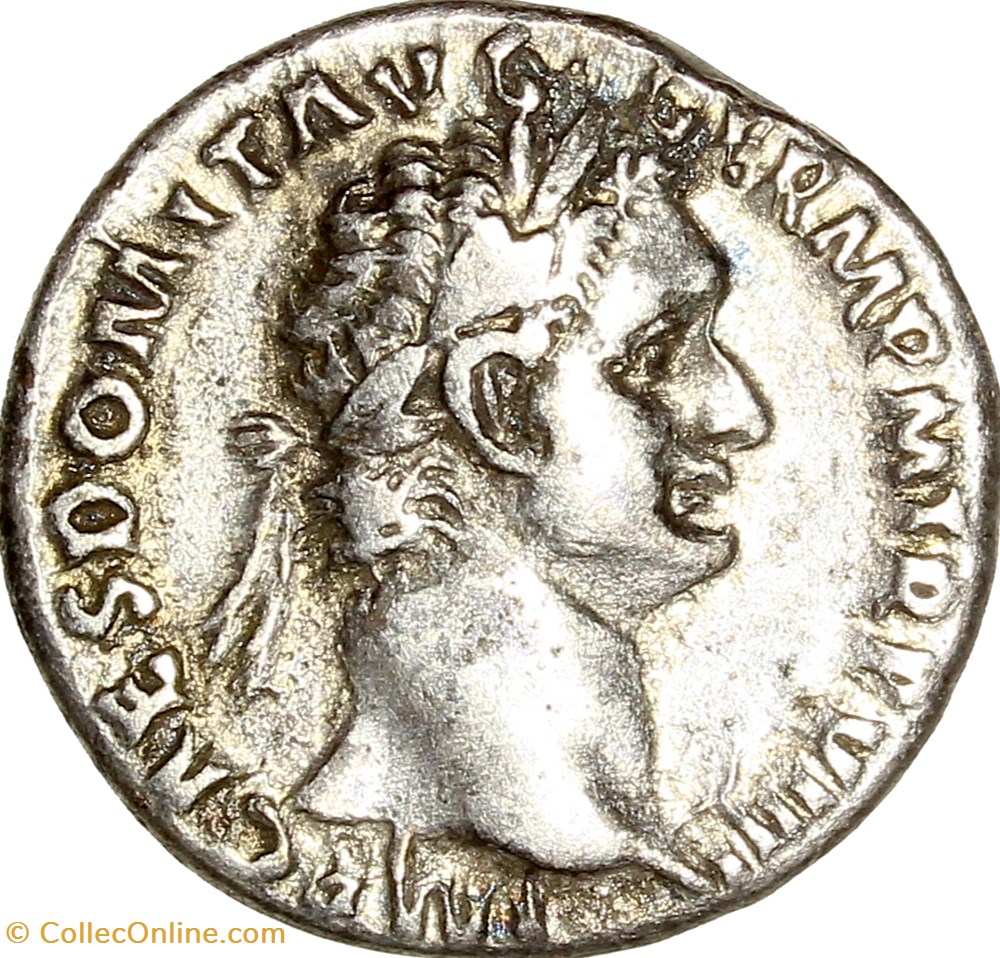 monnaies antiques a romaines imperiales et republicaines denier de domitien minerve 90 rome