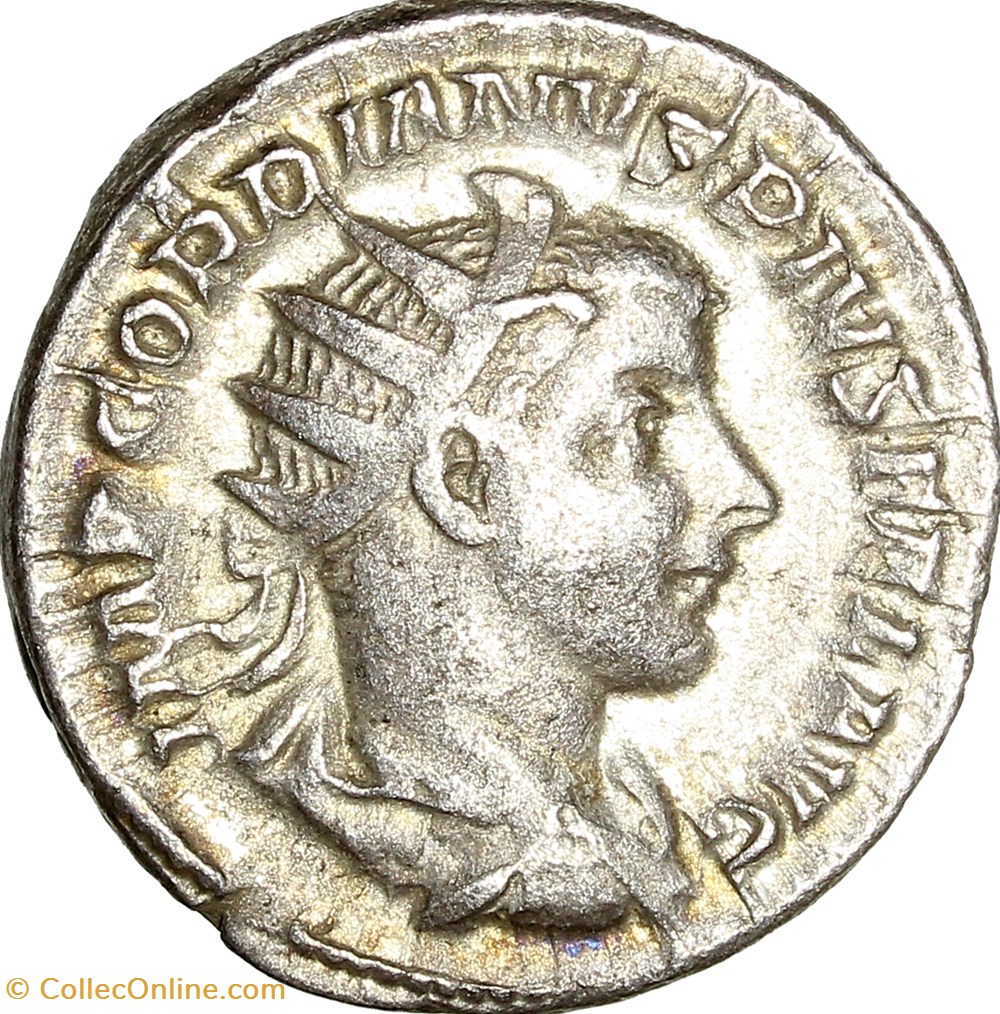 Antoninien de Gordien III, Apollon, 241-243, Rome monnaies antiques romaines imperiales et republicaines antoninien de gordien iii apollon 241 243 rome