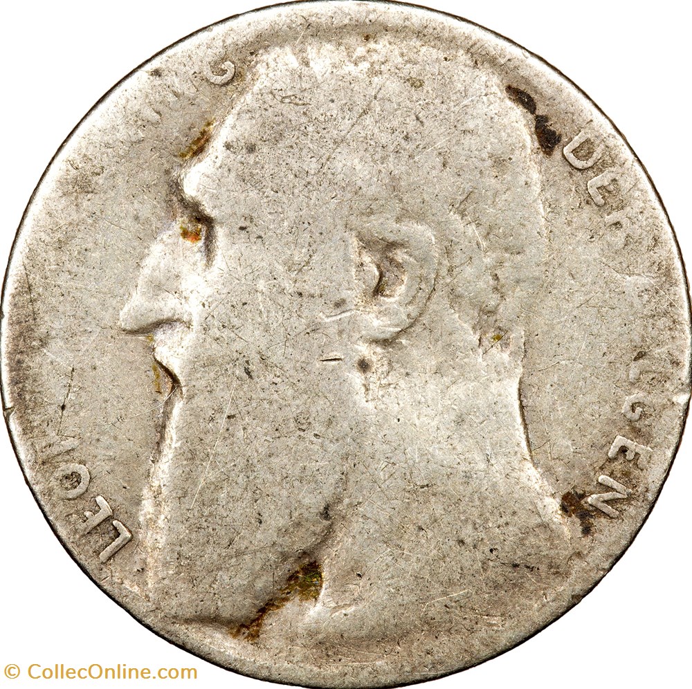 50 centimes, légende flamande, Léopold II, 1901 monnaies monde belgique 50 centimes legende flamande leopold ii 1901