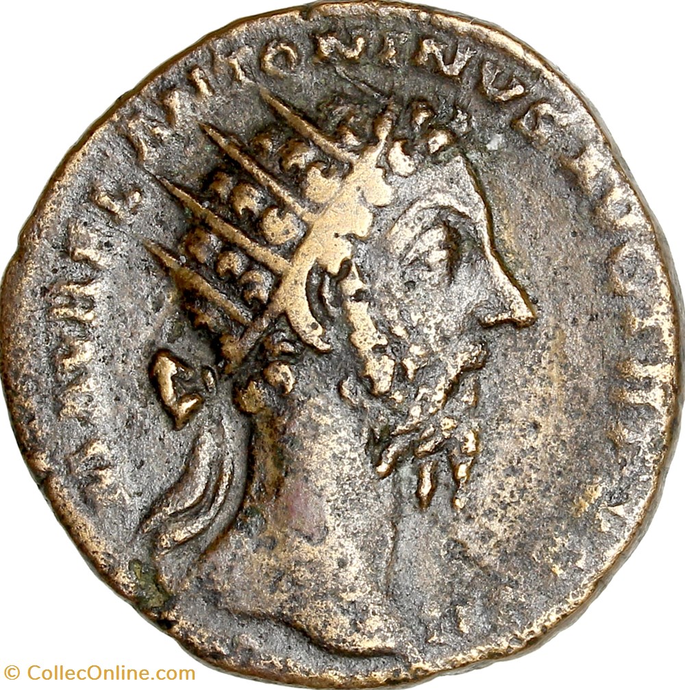 Dupondius de Marc Aurèle, Aequitas, 177-178, Rome monnaies antiques romaines imperiales et republicaines dupondius de marc aurele aequitas 177 178 rome