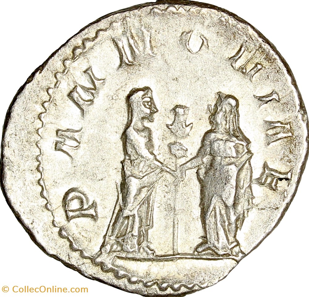 monnaies antiques romaines imperiales et republicaines antoninien de trajan dece pannoniae 249 251 rome