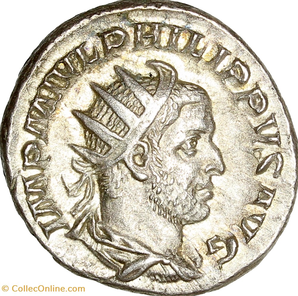 monnaies antiques romaines imperiales et republicaines antoninien de philippe ier arabe victoria 245 247 rome
