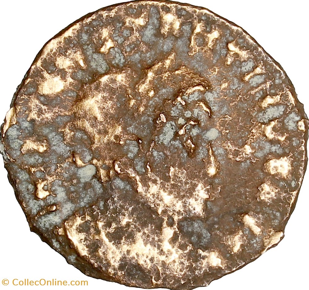 Follis de Constantin Ier, revers indéterminé, après 316, atelier indéterminé monnaies antiques romaines imperiales republicaines follis de constantin ier revers indetermine apres 316 atelier indetermine