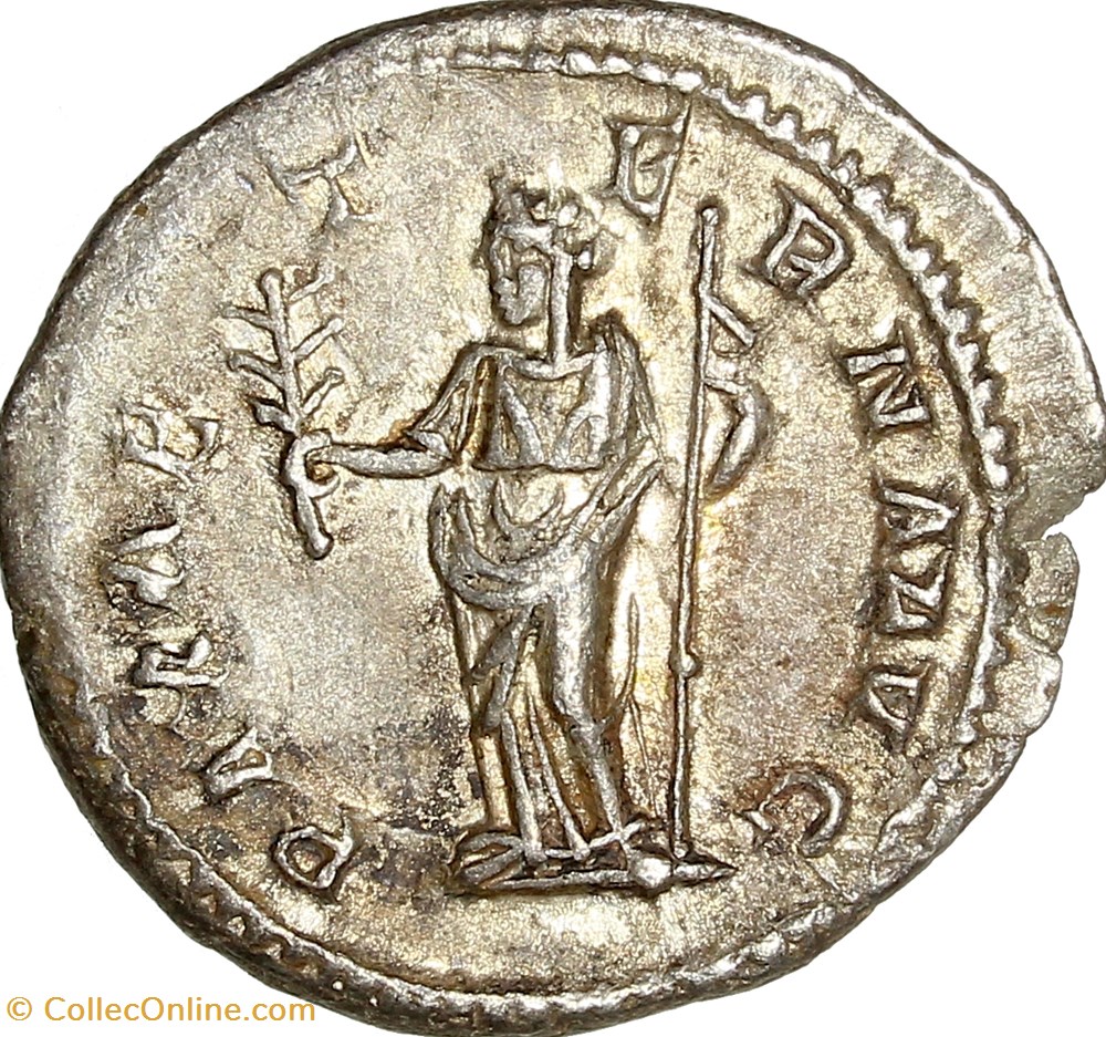 monnaies antiques romaines imperiales et republicaines denier de severe alexandre pax 223 rome