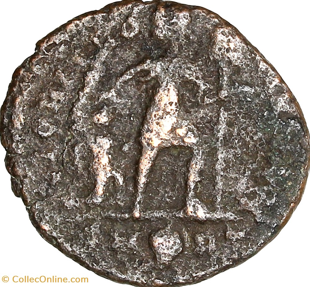 monnaies antiques romaines imperiales et republicaines nummus de gratien gloria romanorum 367 378 rome