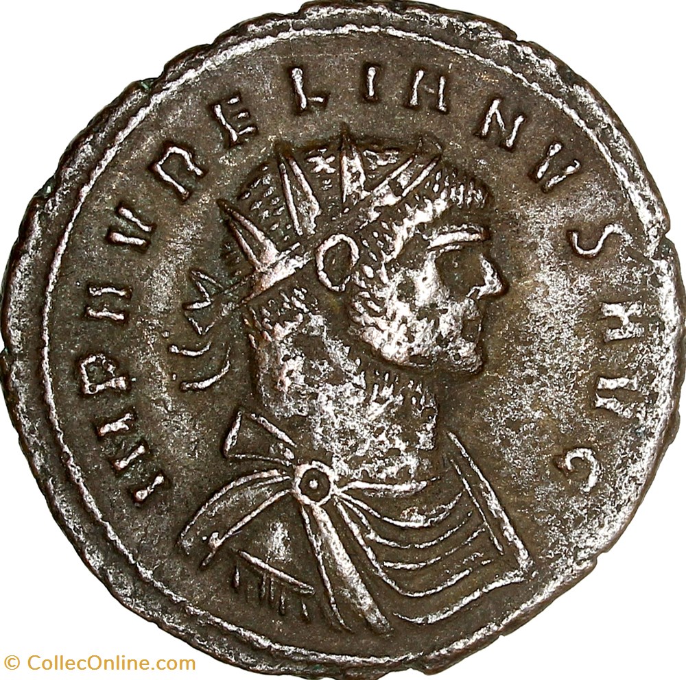 Antoninien d'Aurélien, Aurélien et Jupiter, début 273 - début 274, Serdique monnaies antiques romaines imperiales republicaines antoninien aurelien aurelien et jupiter debut 273 debut 274 serdique