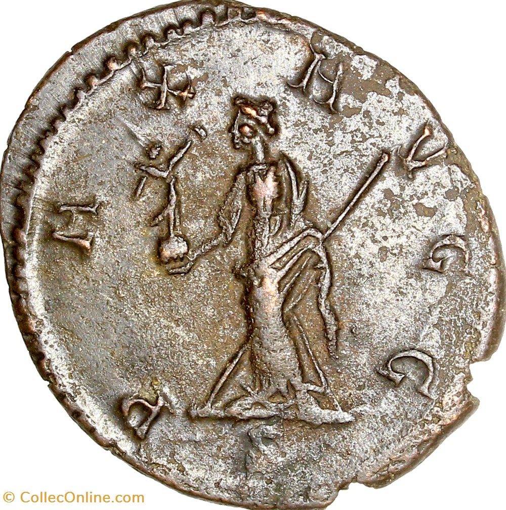 Aurelianus de Maximien Hercule, Pax, automne 289 - début 290, Lyon monnaies antiques romaines imperiales et republicaines aurelianus de maximien hercule pax automne 289 debut 290 lyon