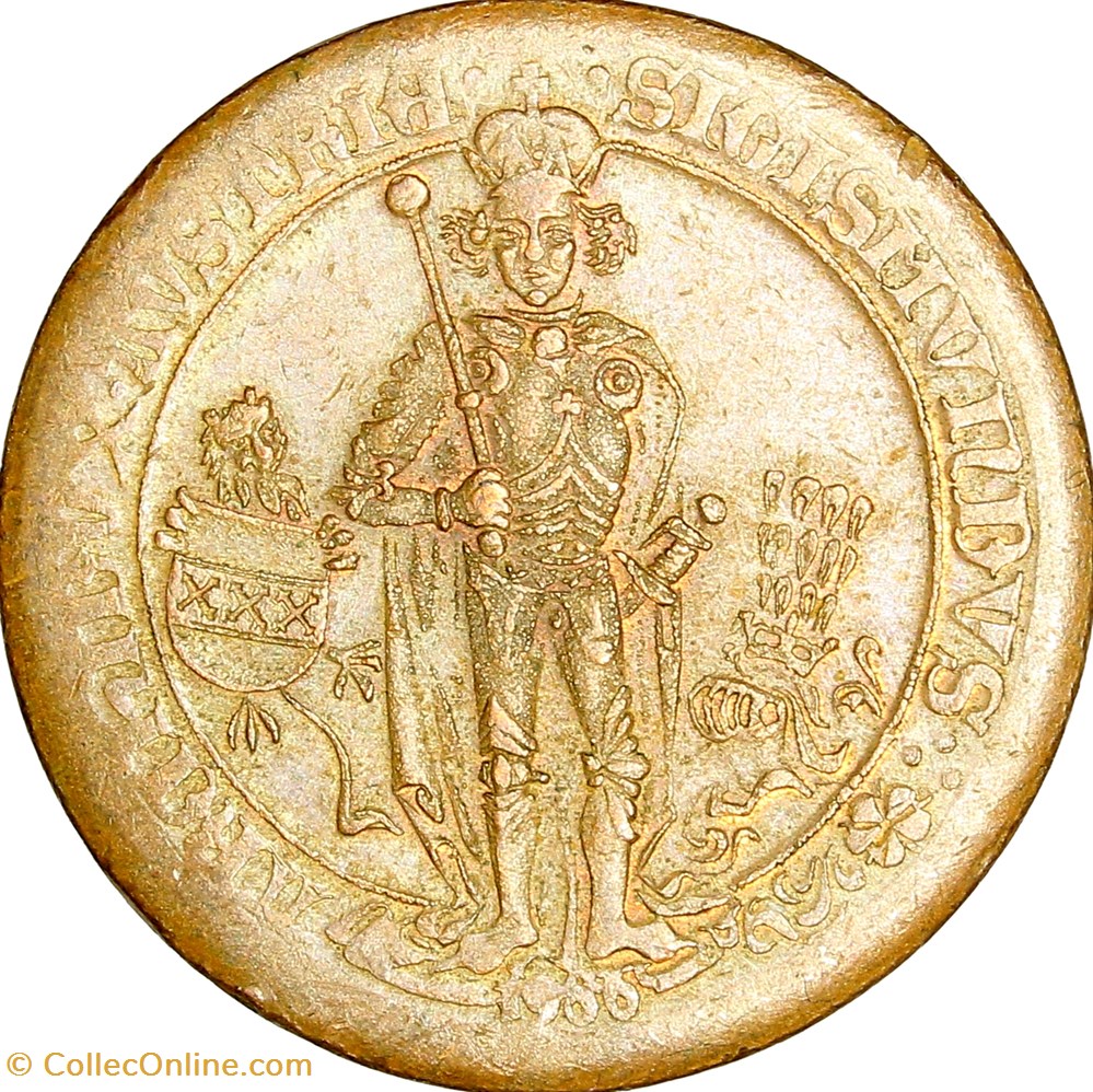 Jeton, réplique du thaler du Tyrol, Autriche, 1986 monnaies paranumismatique jetons poids jeton replique du thaler du tyrol autriche 1986