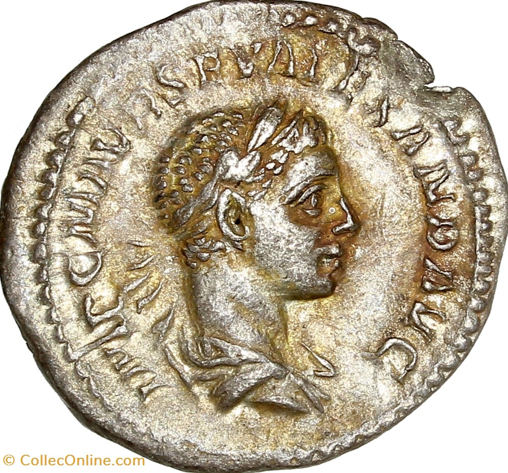 monnaies antiques romaines imperiales et republicaines denier de severe alexandre pax 223 rome