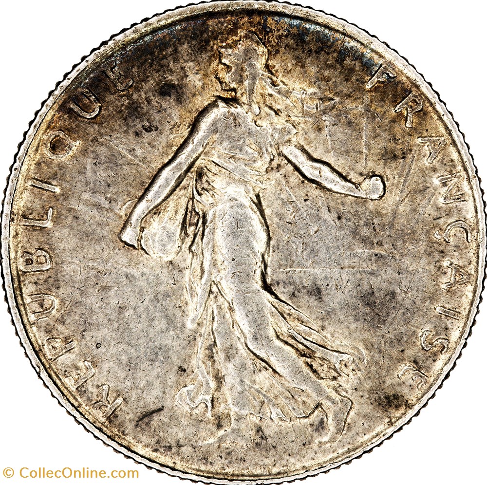 50 centimes Semeuse, IIIe République, 1916 monnaies monde france 50 centimes semeuse iiie republique 1916