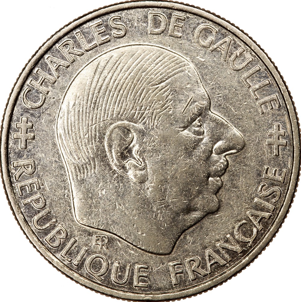 1 franc De Gaulle, 1988, sans différents monnaies monde france 1 franc de gaulle 1988 sans differents