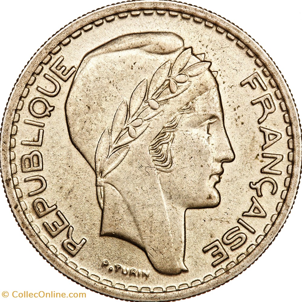 10 francs Turin, petite tête, IVe République, 1948 monnaies monde france 10 francs turin petite tete ive republique 1948