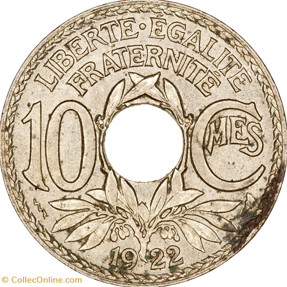 10 centimes Lindauer, IIIe République, 1922, Poissy monnaies monde france 10 centimes lindauer iiie republique 1922 poissy