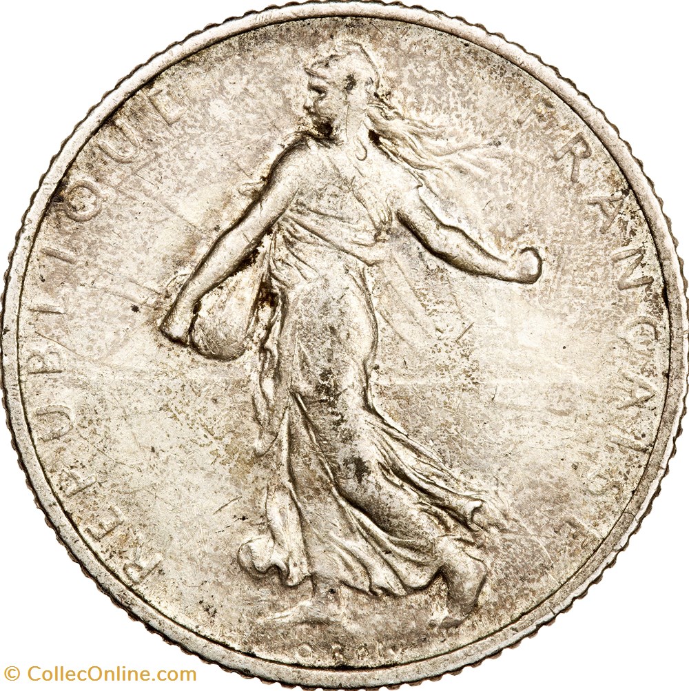 1 franc Semeuse, IIIe République, 1918 monnaies monde france 1 franc semeuse iiie republique 1918
