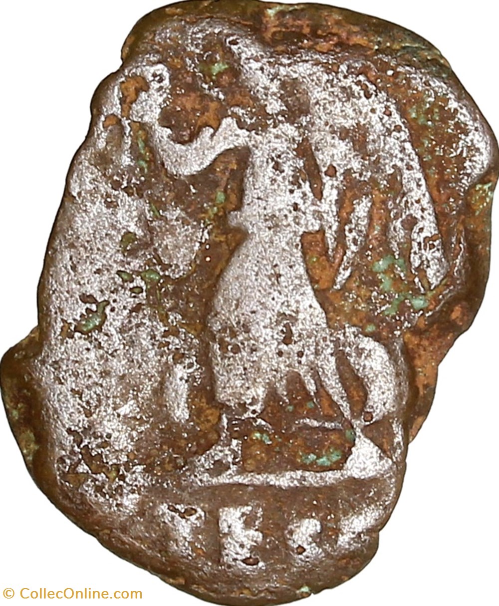 Nummus d'un Valentinien, Securitas Reipublicae, 364-375, Thessalonique monnaies antiques romaines imperiales et republicaines nummus un valentinien securitas reipublicae 364 375 thessalonique
