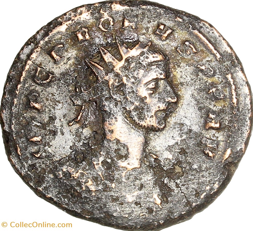 Aurelianus de Probus, Pax, 280, Siscia monnaies antiques romaines imperiales et republicaines aurelianus de probus pax 280 siscia