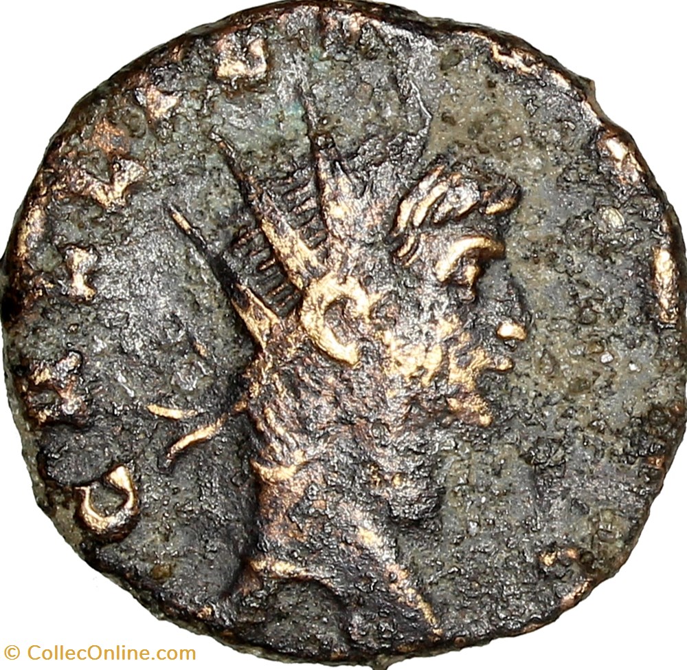 Antoninien de Gallien, Virtus, 265-266, Rome monnaies antiques romaines imperiales et republicaines antoninien de gallien virtus 265 266 rome