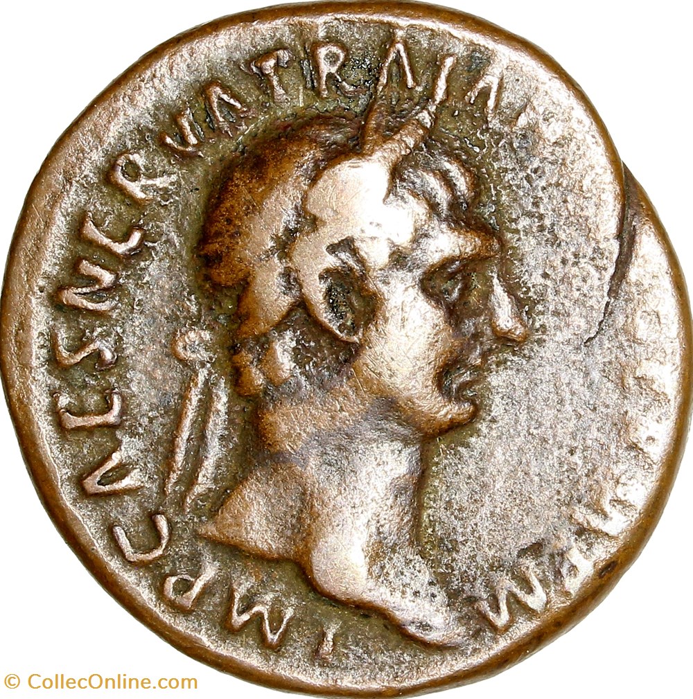 monnaies antiques romaines imperiales et republicaines as de trajan victoria 99 rome