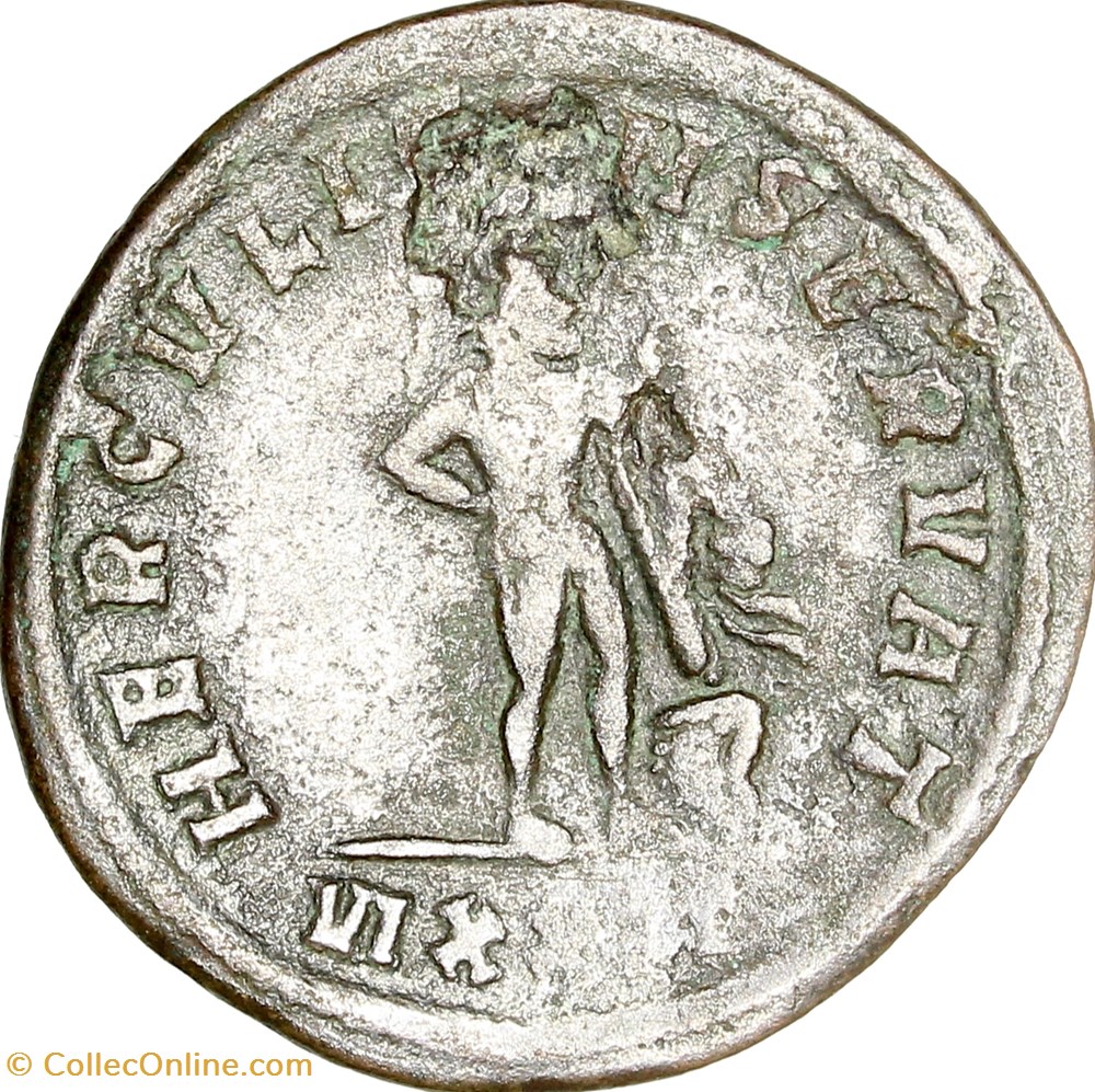Aurelianus de Maximien Hercule, Hercule, 287, Ticinum monnaies antiques romaines imperiales et republicaines aurelianus de maximien hercule hercule 287 ticinum