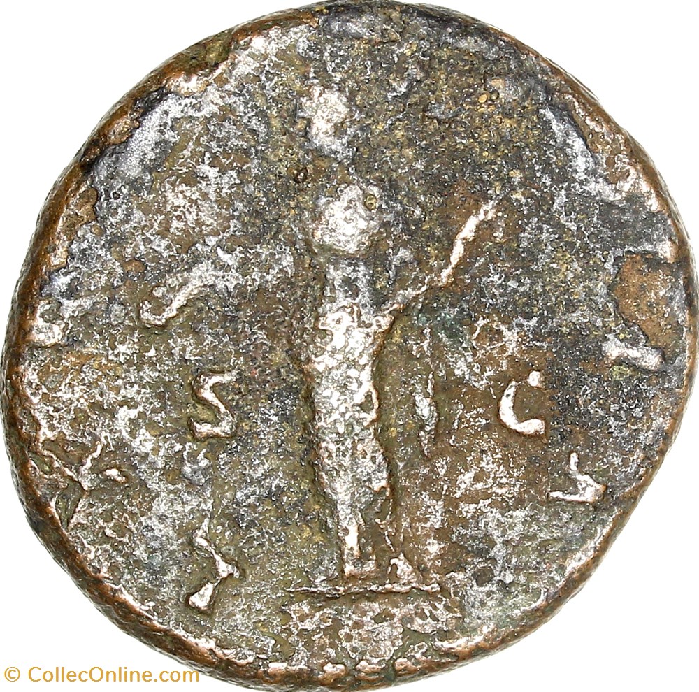 monnaies antiques romaines imperiales republicaines as de faustine jeune laetitia 161 175 rome