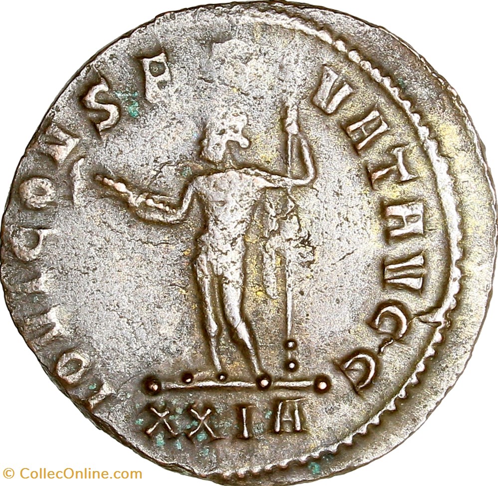 Aurelianus de Maximien Hercule, Jupiter, 286-287, Rome monnaies antiques romaines imperiales et republicaines aurelianus de maximien hercule jupiter 286 287 rome