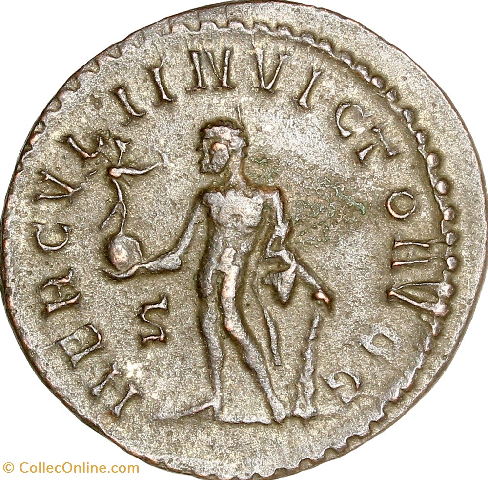 Aurelianus de Maximien Hercule, Hercule, automne 287 - automne 289, Lyon monnaies antiques romaines imperiales et republicaines aurelianus de maximien hercule hercule automne 287 automne 289 lyon
