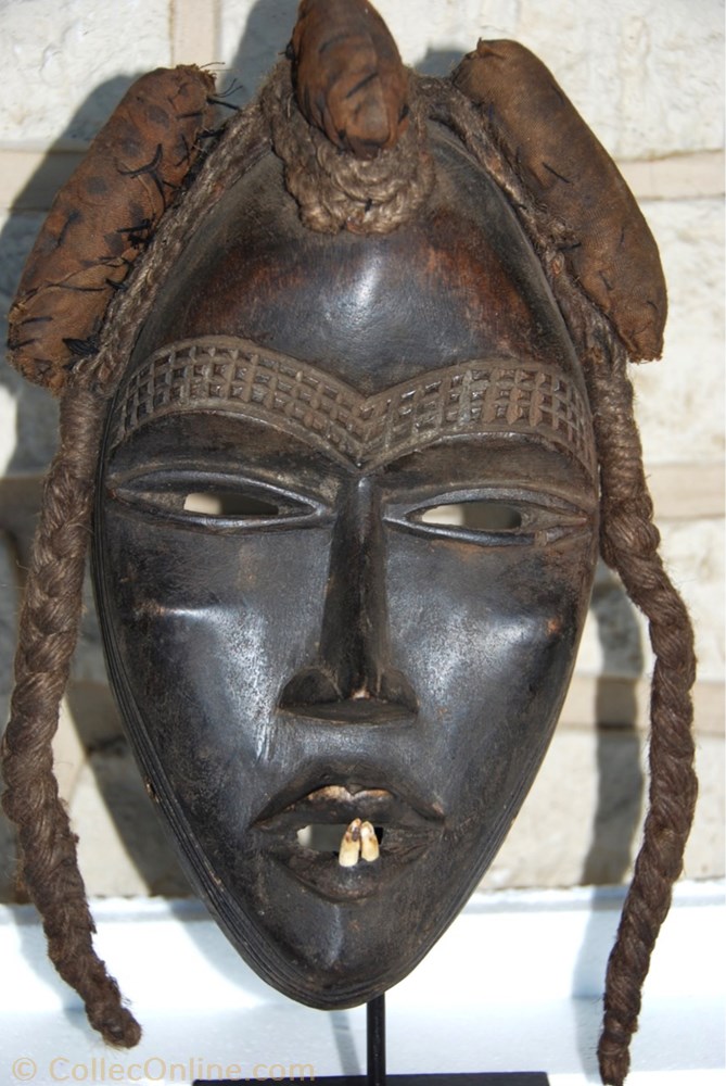 Dan 007 art antiquite africain masque dan 007