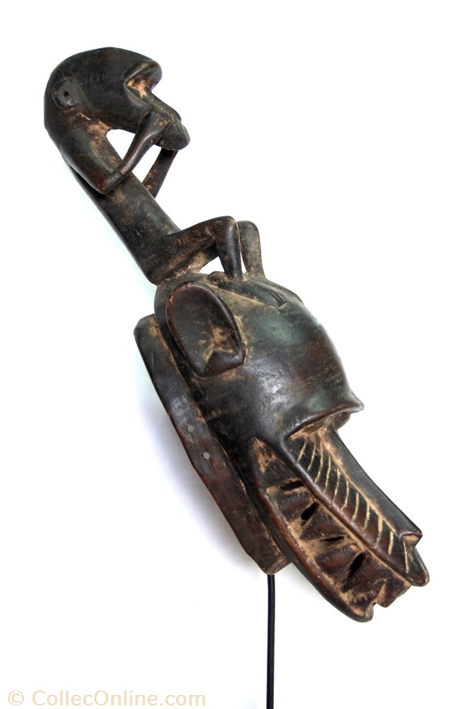 art antiquite africain masque baoule 005