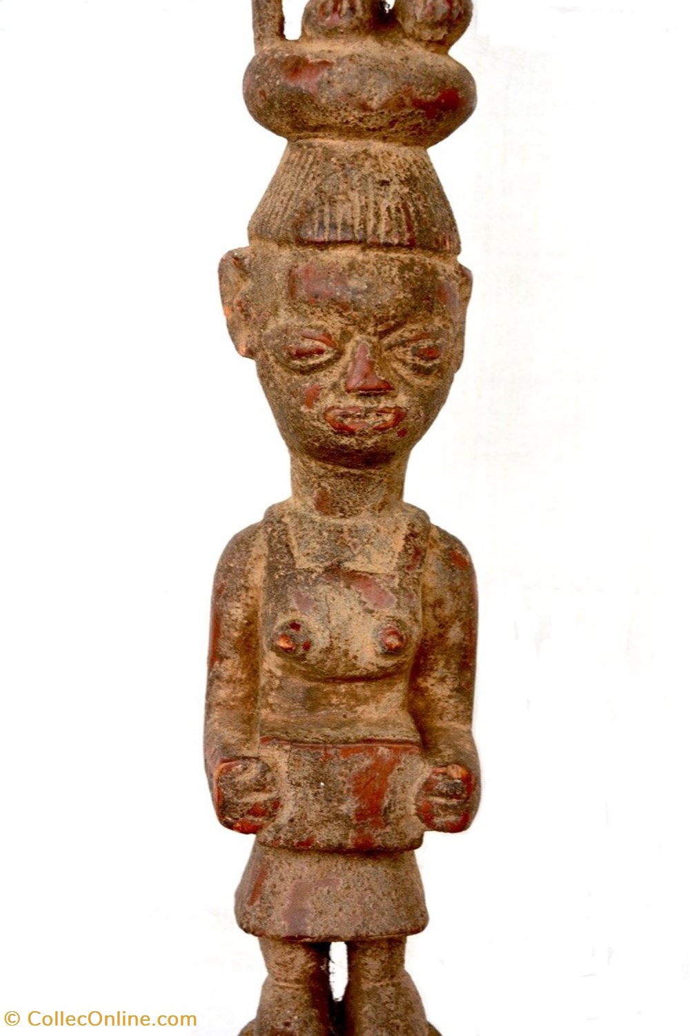 art antiquites africain canne yorouba colon sold