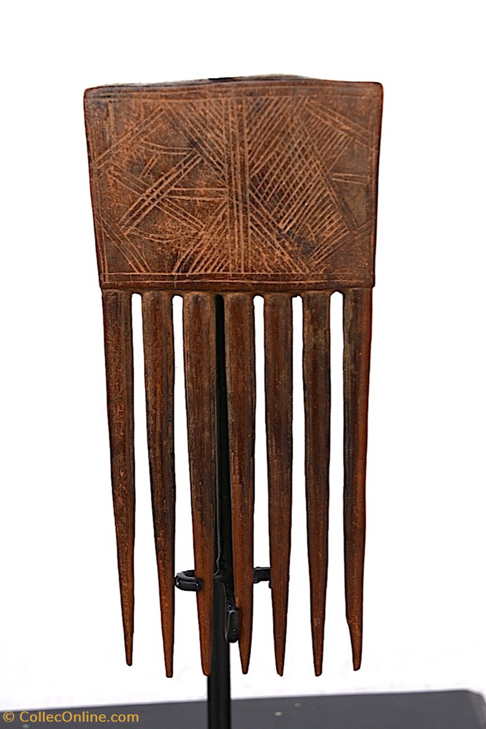 Peigne Baoulé 002 art antiquites africain peigne baoule 002