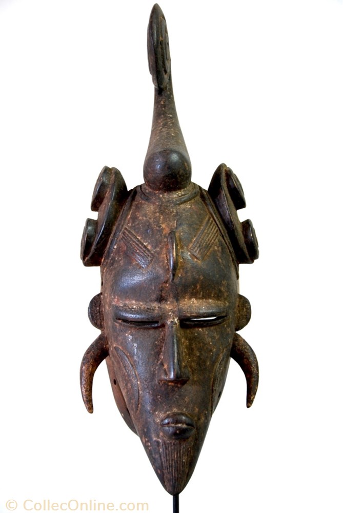 Ligbi 003 art antiquite africain masque ligbi 003