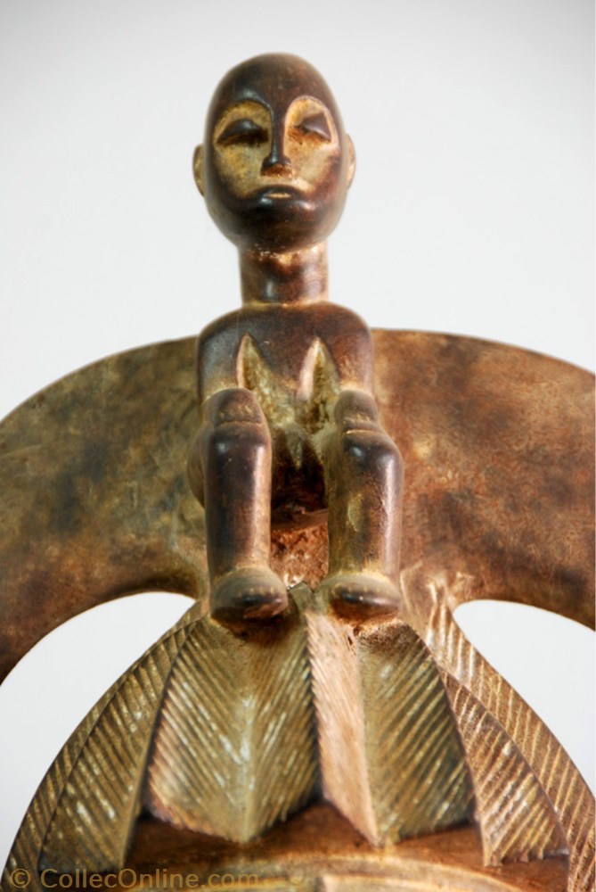 Gouro 001 4 art antiquite africain masque gouro 001