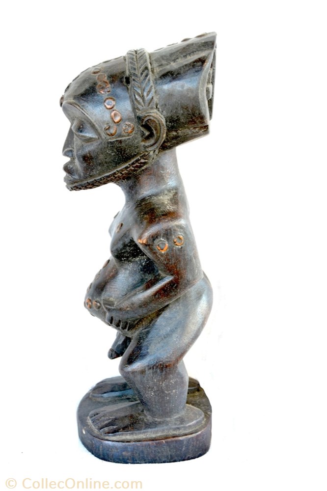 art antiquite africain statuette luba 001