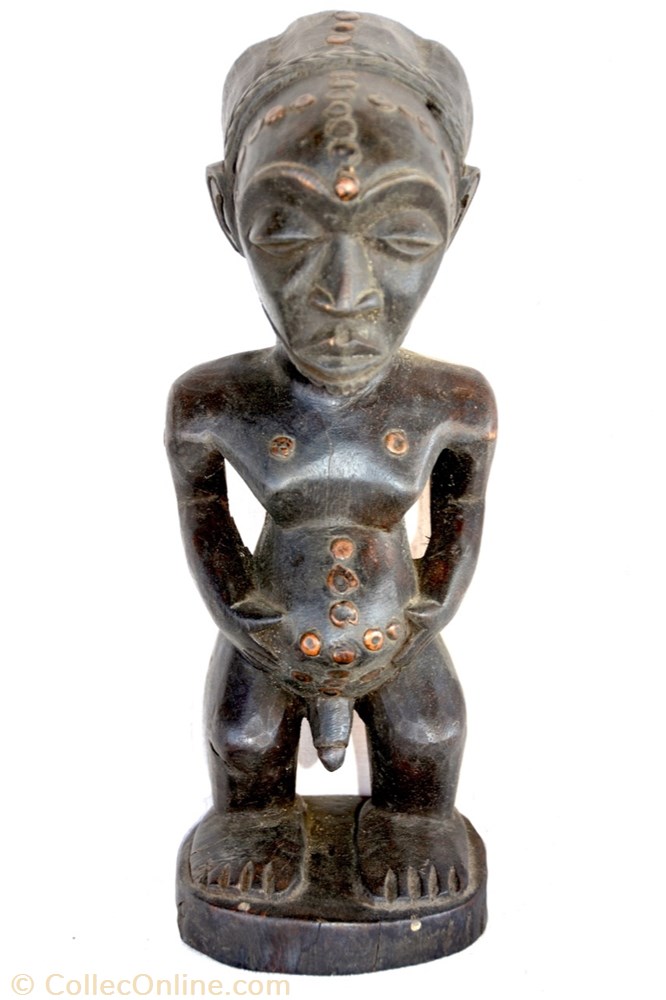 art antiquite africain statuette luba 001