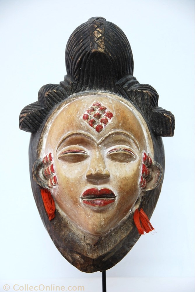 Punu 001 art antiquites africain masques punu 001