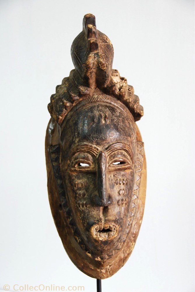 Baoulé 004 art antiquite africain masque baoule 004