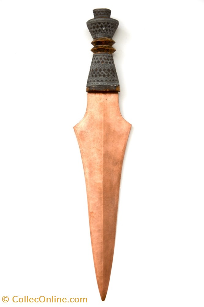 Épée Kuba art antiquite africain arme epee kuba