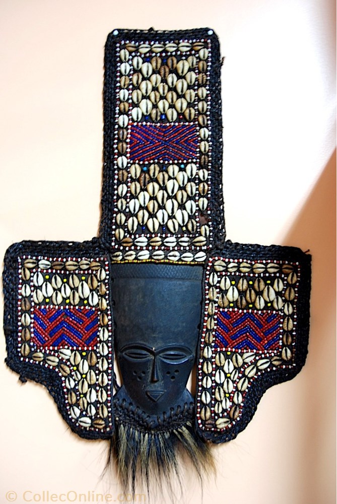 art antiquite africain masque lega 001