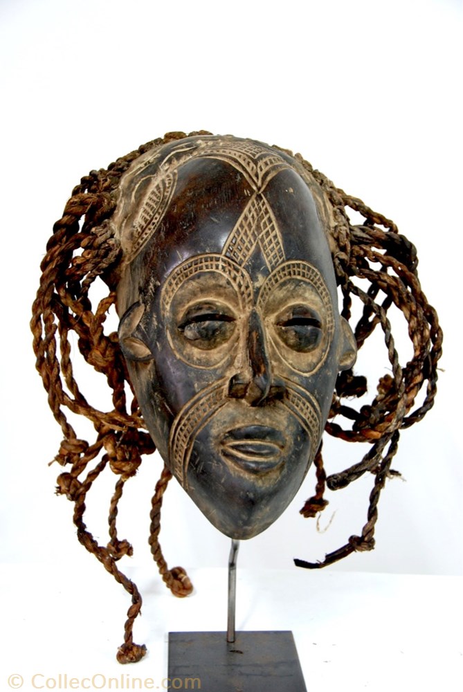 art antiquite africain masque tchokwe 001