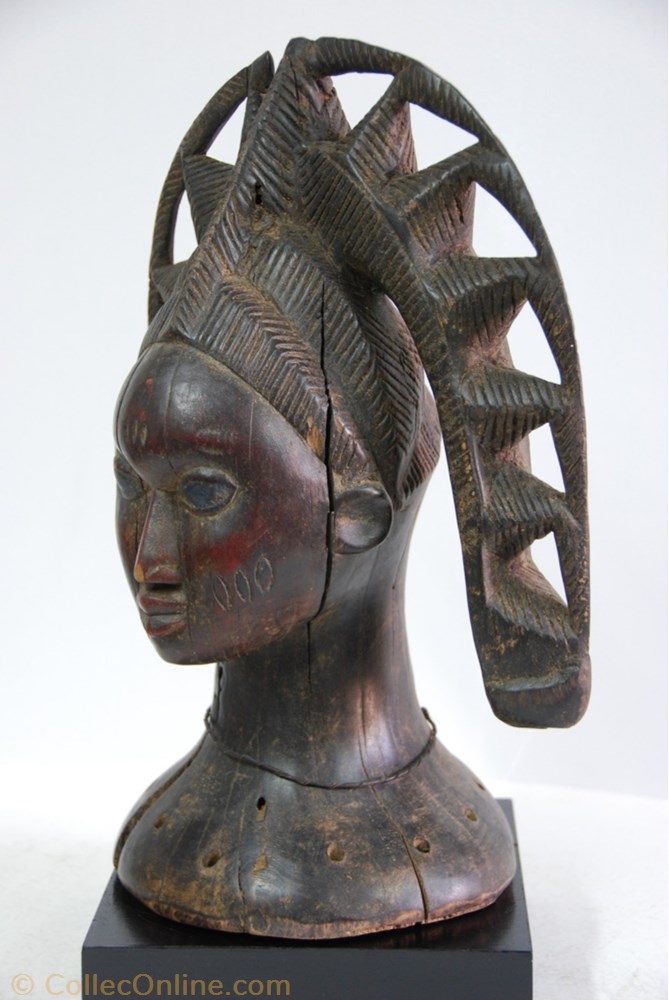 Yorouba 002 2 art antiquite africain masque yorouba 002