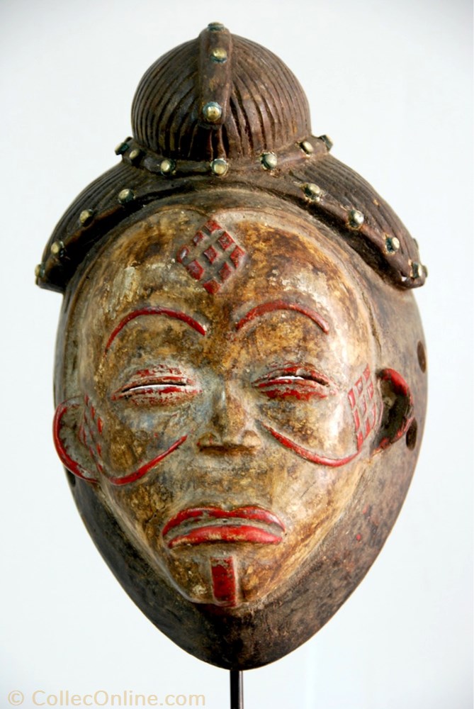 Punu 007 art antiquite africain masque punu 007