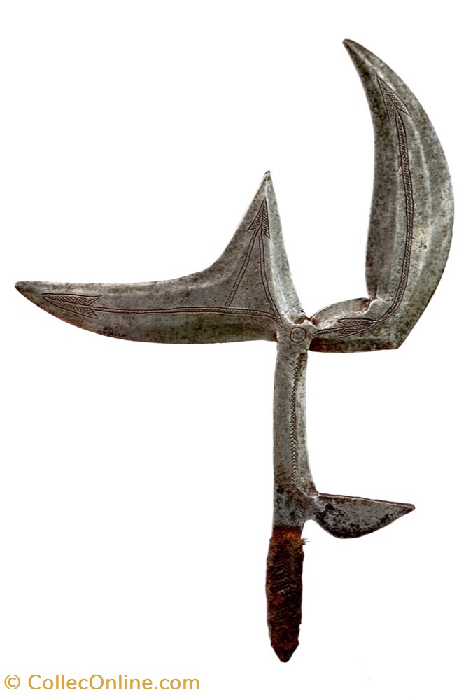 art antiquites africain armes ngbaka gbaya za 002