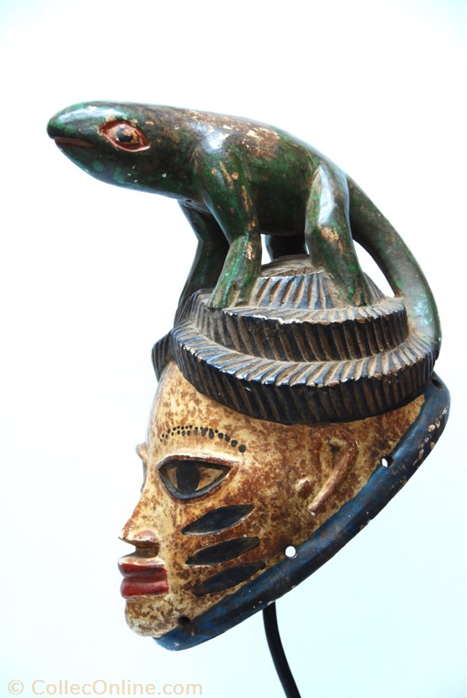 Yorouba 001 3 art antiquite africain masque yorouba 001