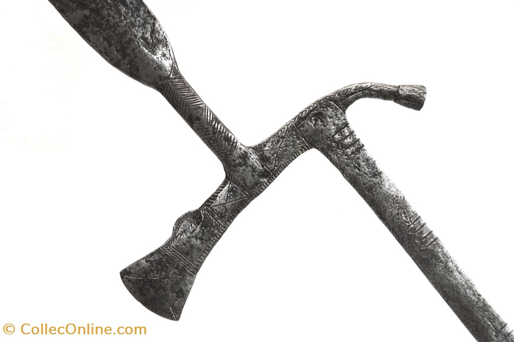 art antiquites africain armes ganda 002